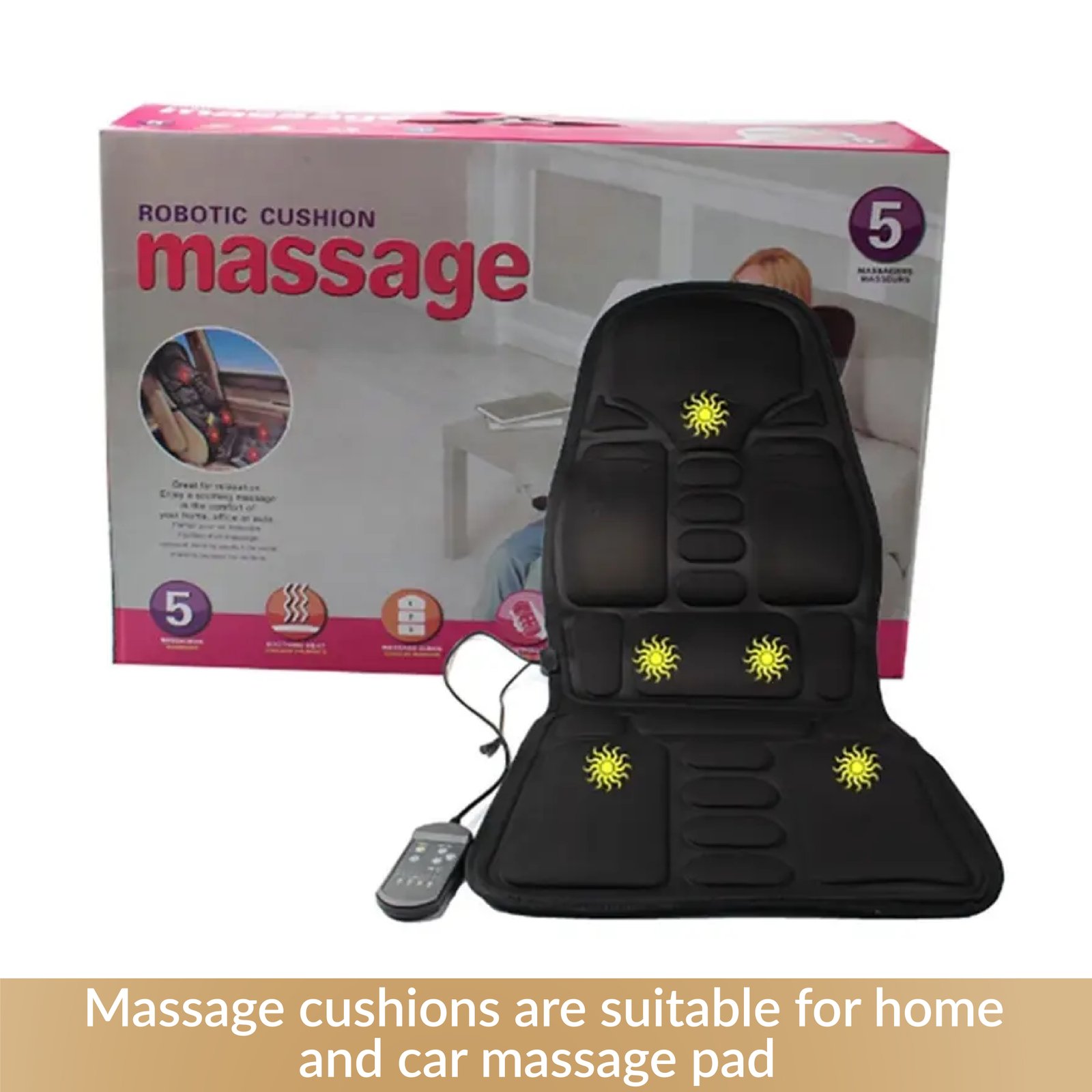 Massage Cushions Suitable for Home & Car 