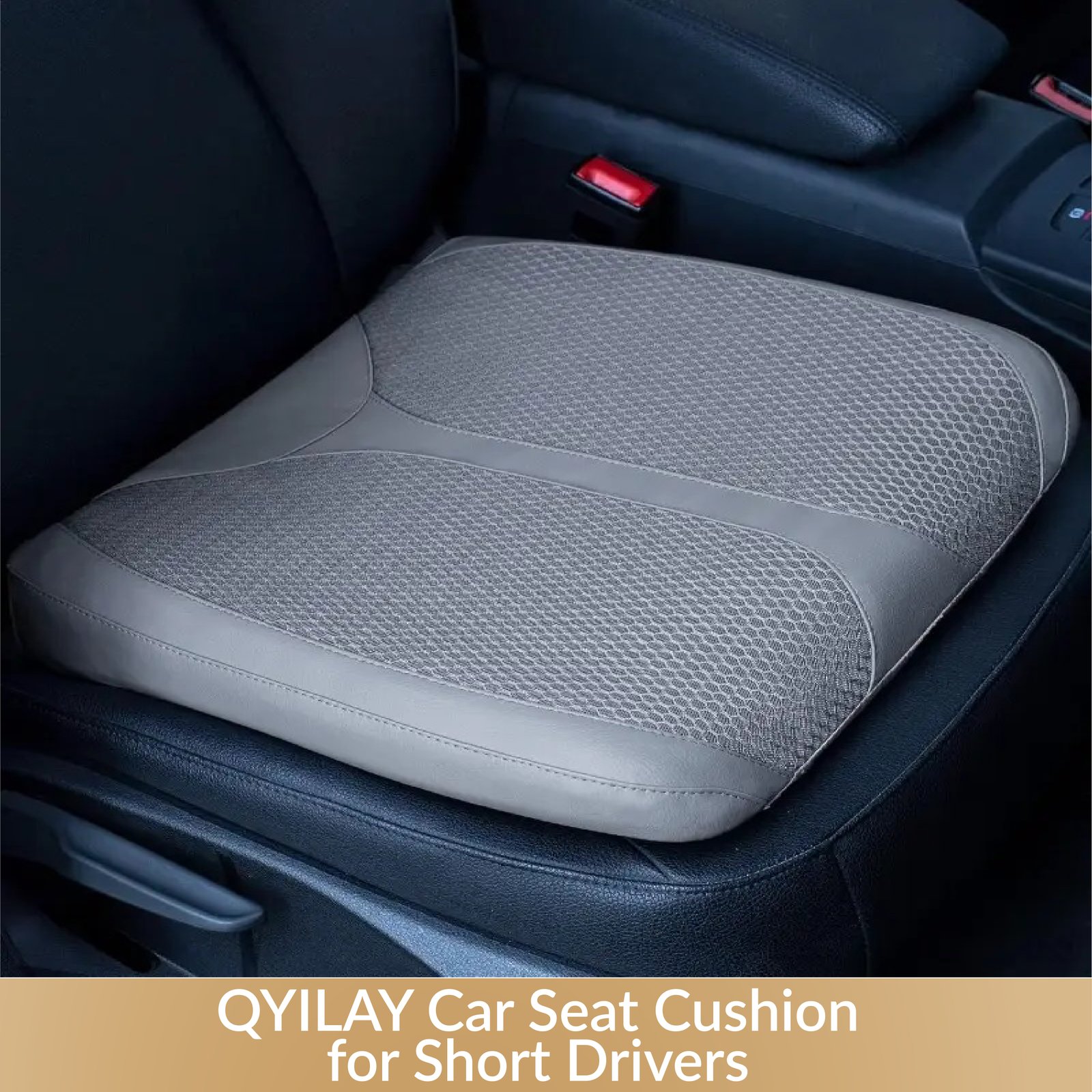 QYILAY Car Seat Cushion for Short Drivers