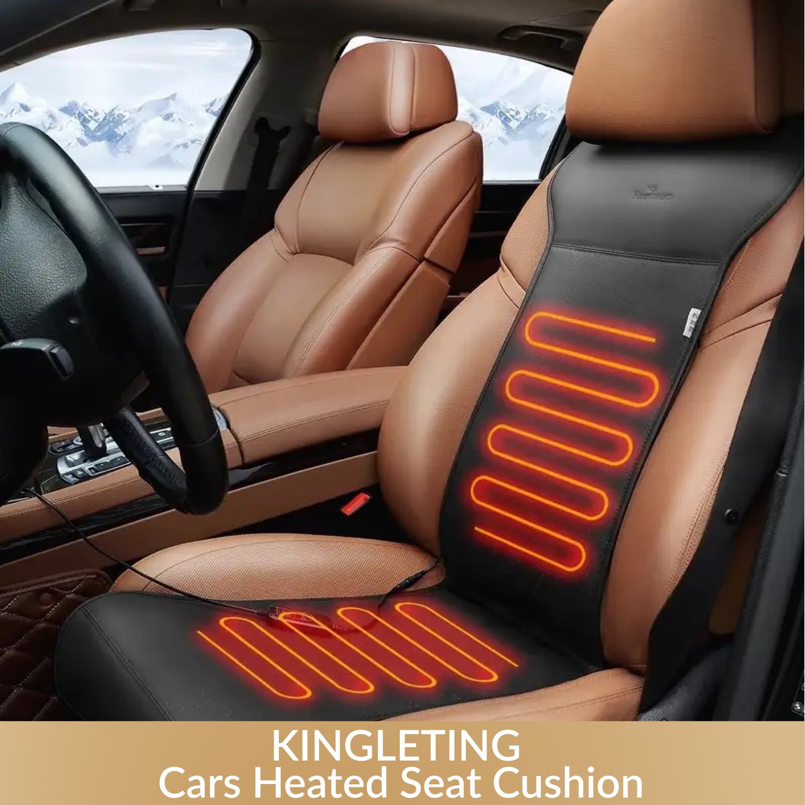 KINGLETING Cars Heated Seat Cushion