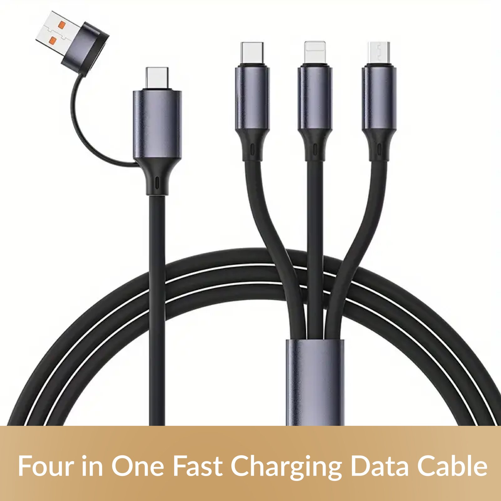 Four in One Fast Charging Data Cable