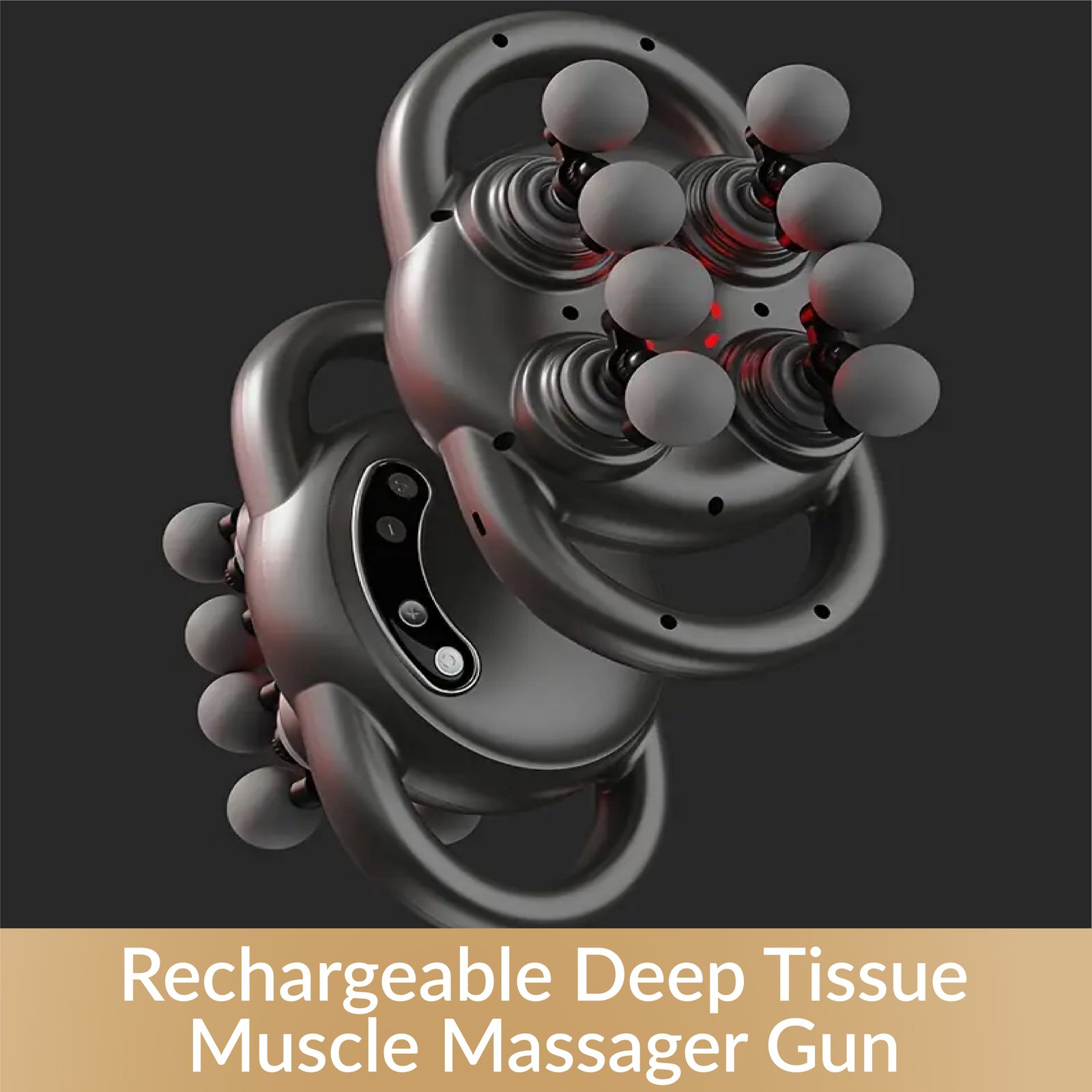 Rechargeable Deep Tissue Muscle Massager Gun