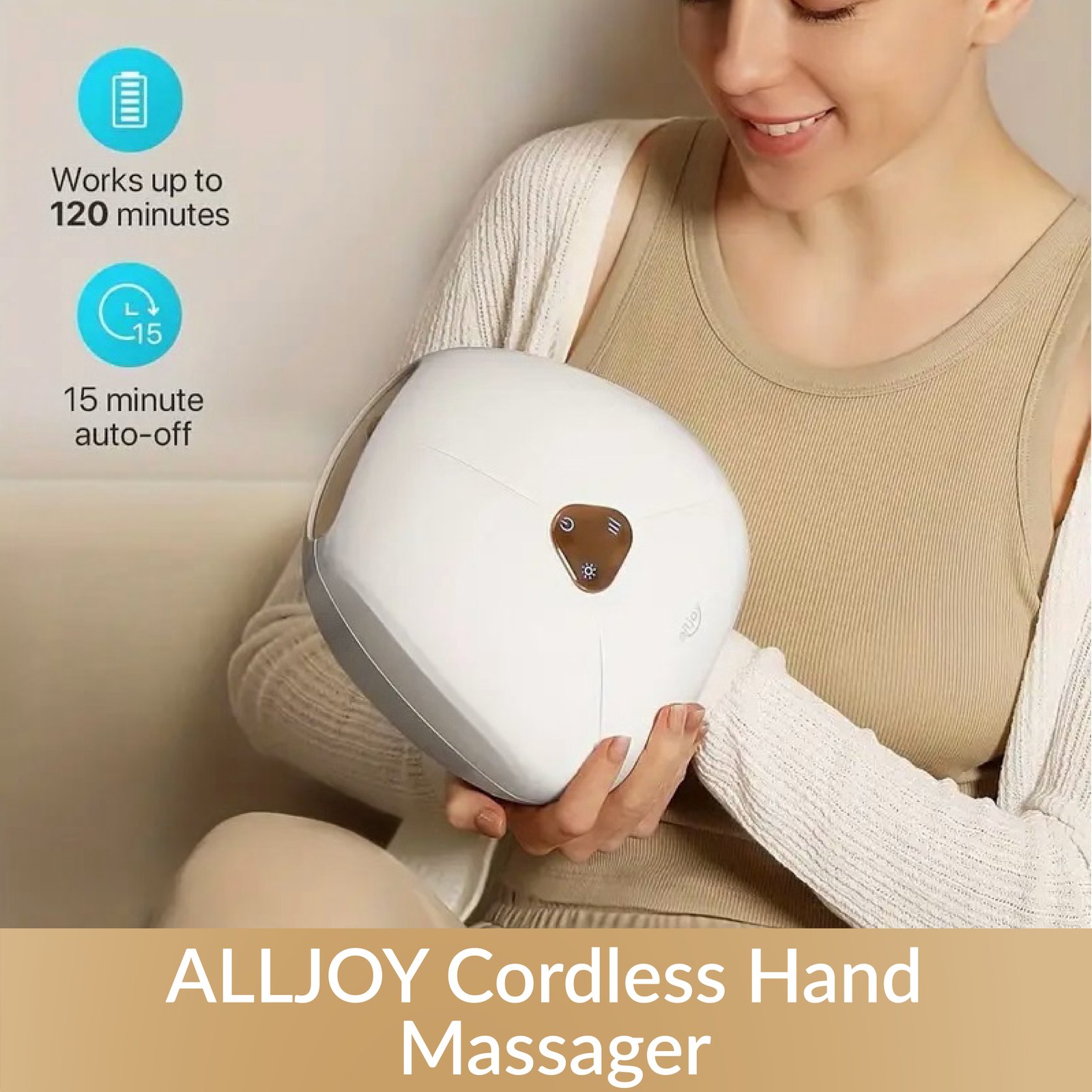 ALLJOY Cordless Hand Massager