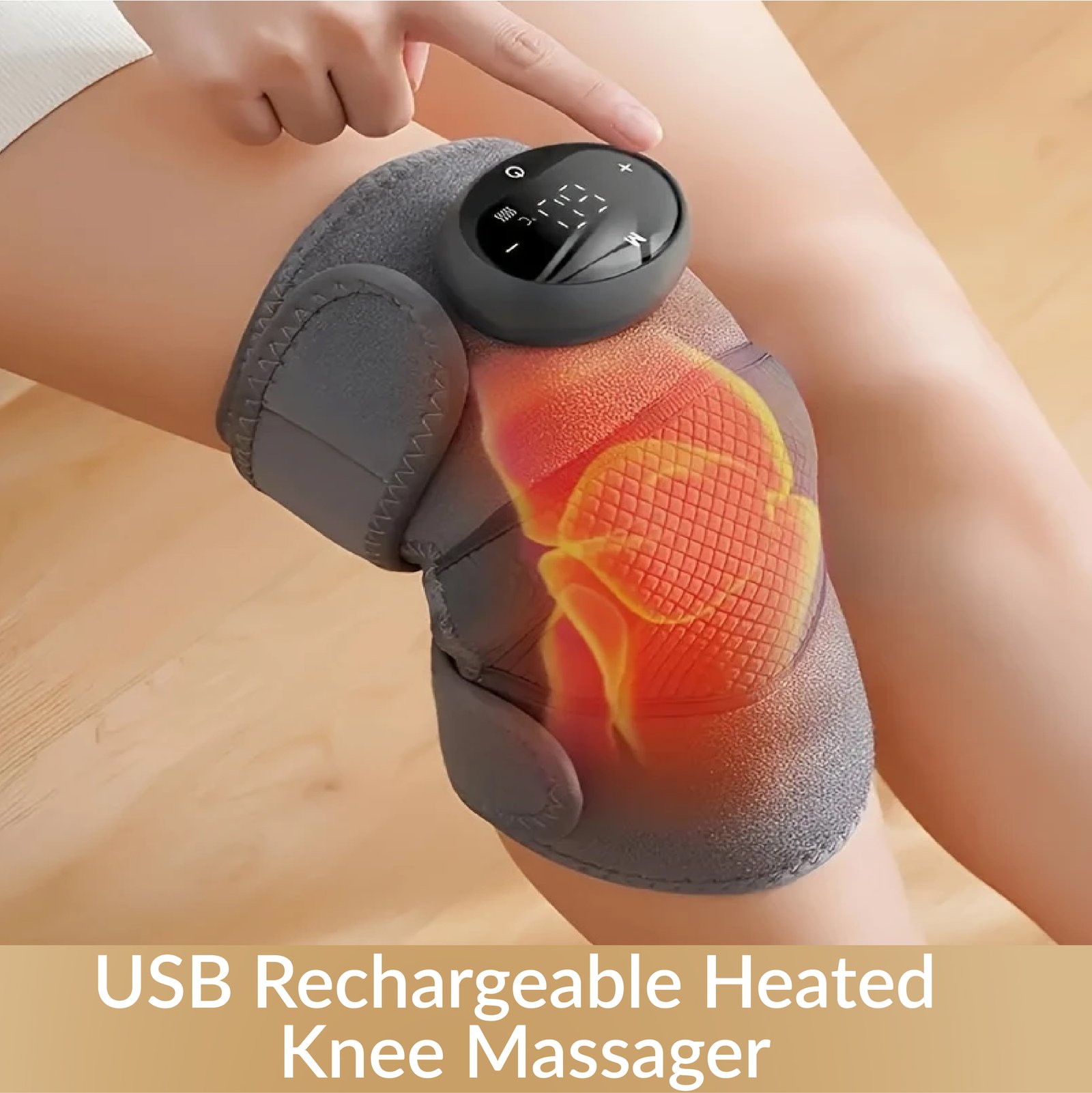 USB Rechargeable Heated Knee Massager